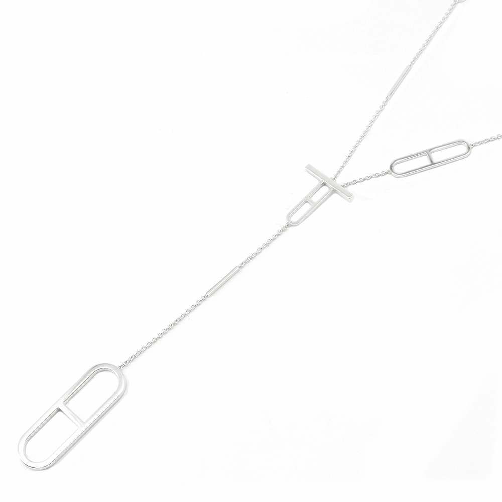 エルメス ネックレス エヴァ シェーヌダンクル ロングネックレス SV925シルバー HERMES ジュエリー