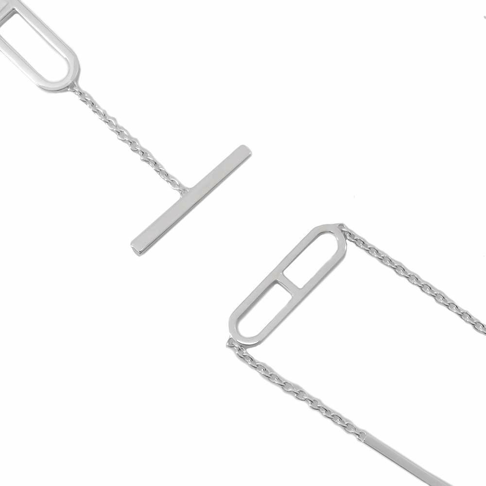 エルメス ネックレス エヴァ シェーヌダンクル ロングネックレス SV925シルバー HERMES ジュエリー