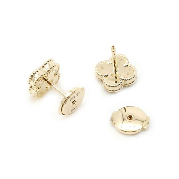 ヴァンクリーフ&アーペル ピアス スウィート アルハンブラ ピアス オニキス K18YGイエローゴールド VCARA44900 ジュエリー