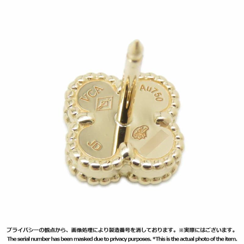 ヴァンクリーフ&アーペル ピアス スウィート アルハンブラ ピアス オニキス K18YGイエローゴールド VCARA44900 ジュエリー