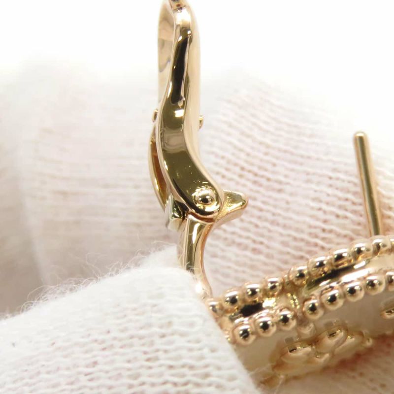 ヴァンクリーフ&アーペル ピアス ラッキー スプリング イヤリング プラムブロッサム マザーオブパール K18PG VCARP7RU00