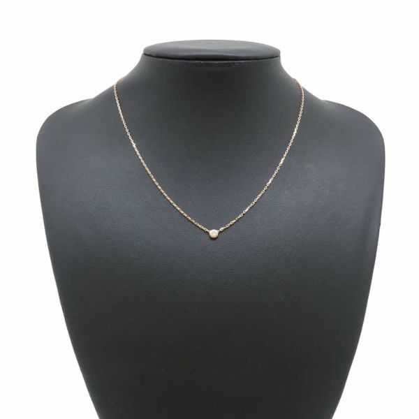 カルティエ ネックレス ダムールSM ダイヤモンド 1P 計0.09ct K18PGピンクゴールド B7215700 Cartier ジュエリー ペンダント