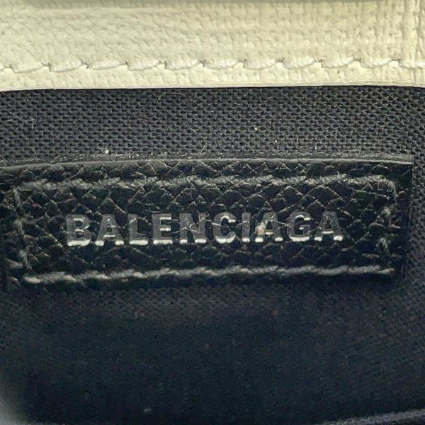 バレンシアガ ショルダーバッグ ショッピング フォンホルダーバッグ レザー 593826 BALENCIAGA ミニバッグ 白