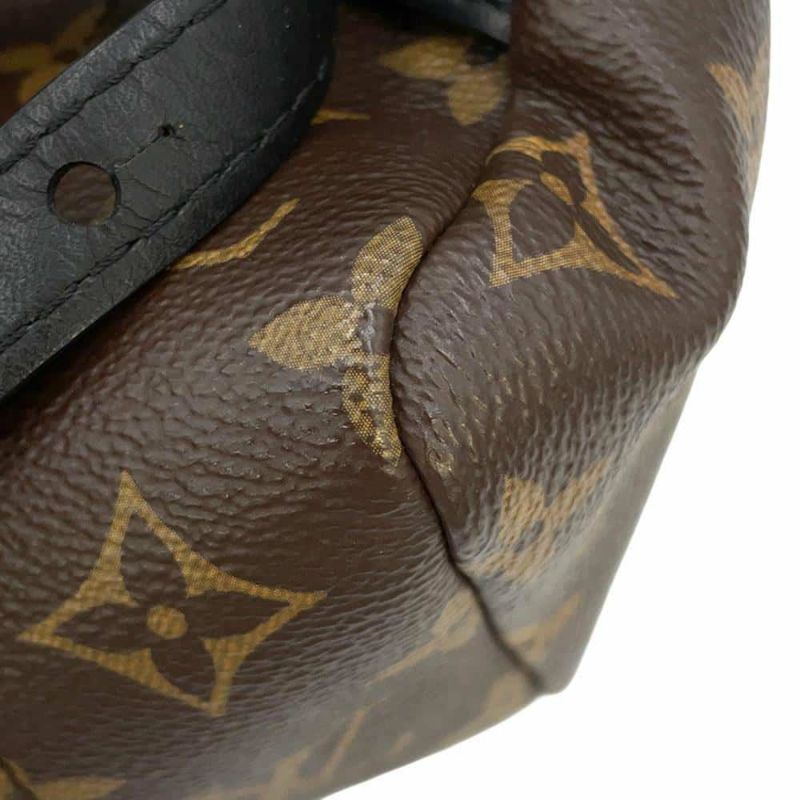 ルイヴィトン リュック モノグラム パームスプリングス バックパックMM M44874 LOUIS VUITTON 黒 ブラック