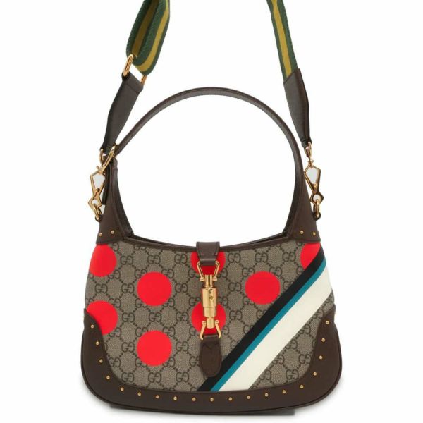 グッチ ショルダーバッグ ジャッキー 1961 GGスプリーム ジオメトリックプリント スモール 678843 GUCCI