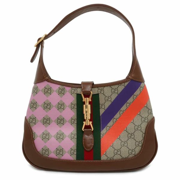 グッチ ショルダーバッグ ジャッキー 1961 GGスプリーム ジオメトリックプリント スモール 636706 GUCCI