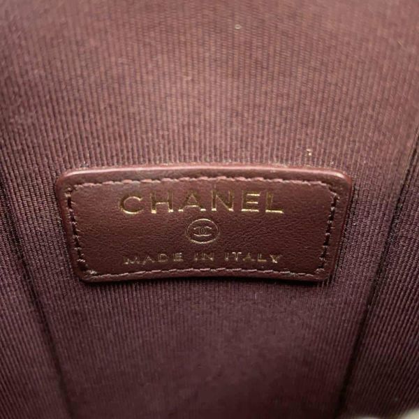 シャネル チェーンショルダーバッグ マトラッセ ココマーク クラシック バニティ フォンケース キャビアスキン AP2084 CHANEL 黒