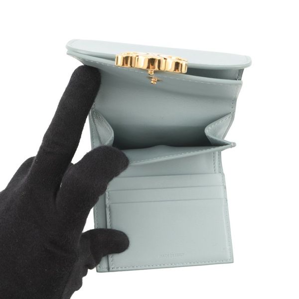 セリーヌ 三つ折り財布 トリオンフ スモール フラップウォレット 10D783DPV CELINE 財布