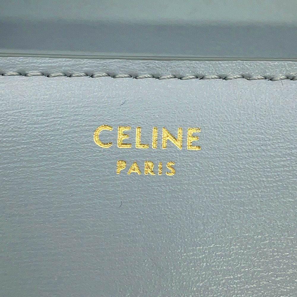 セリーヌ 三つ折り財布 トリオンフ スモール フラップウォレット 10D783DPV CELINE 財布