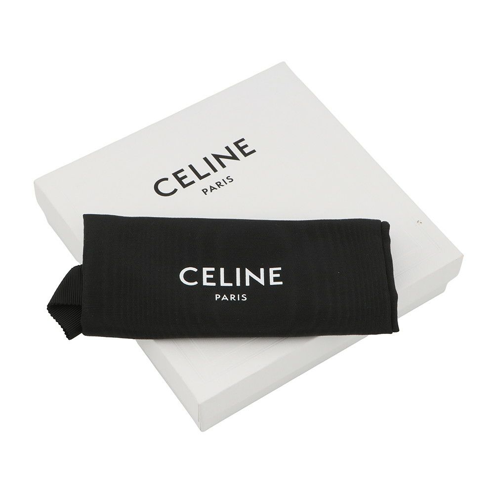 セリーヌ コインケース トリオンフ ロゴ キーリング付き コインパース PVC 10C662CA2 CELINE 小銭入れ 白