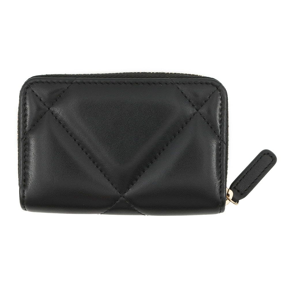 シャネル コインケース CAHNEL19 ディズヌフ コインパース ココマーク マトラッセ AP0949 CHANEL 小銭入れ 黒