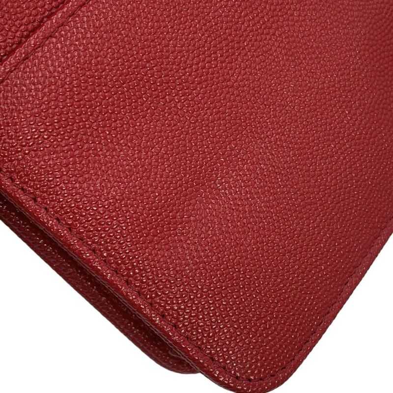 シャネル チェーンウォレット マトラッセ ココマーク マドモアゼル キャビアスキン A80972 CHANEL 財布