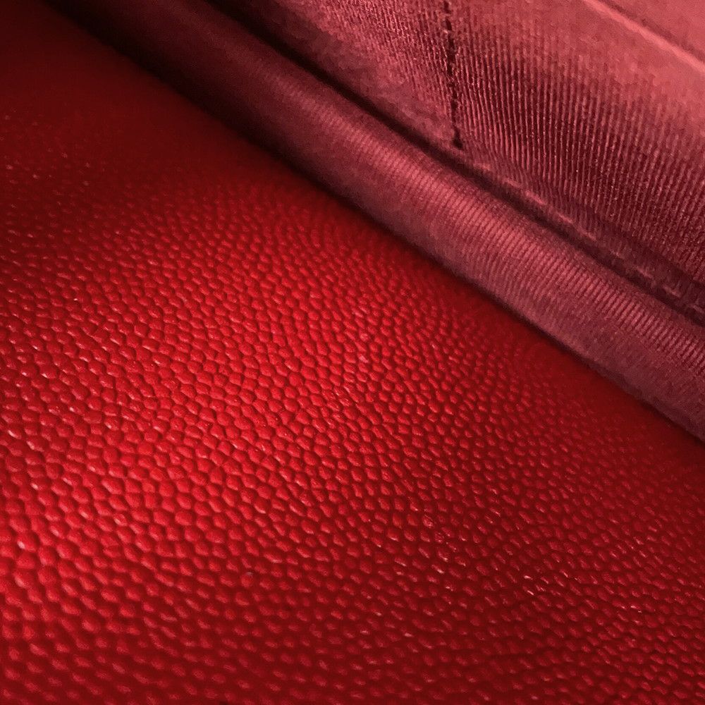 シャネル チェーンウォレット マトラッセ ココマーク マドモアゼル キャビアスキン A80972 CHANEL 財布