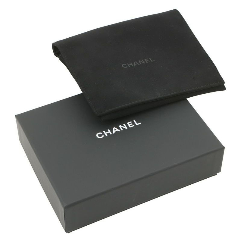 シャネル コインケース マトラッセ ココマーク ラムスキン AP4344 CHANEL フラグメント カードケース 黒