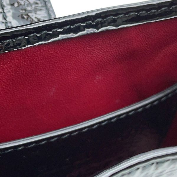 グッチ チェーンショルダーバッグ ジャッキー ミニ パテント エナメル 782889 GUCCI 黒