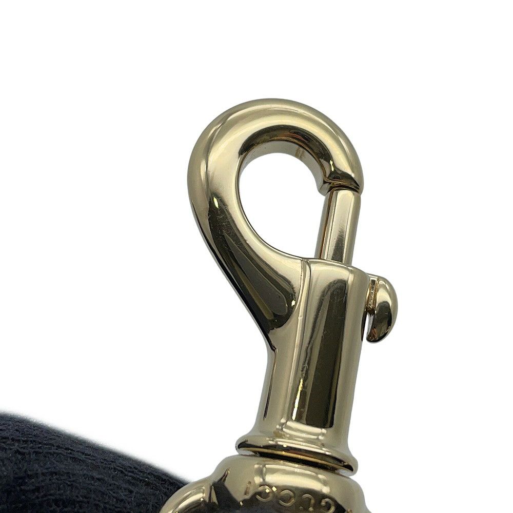 グッチ チェーンショルダーバッグ ジャッキー ミニ パテント エナメル 782889 GUCCI 黒