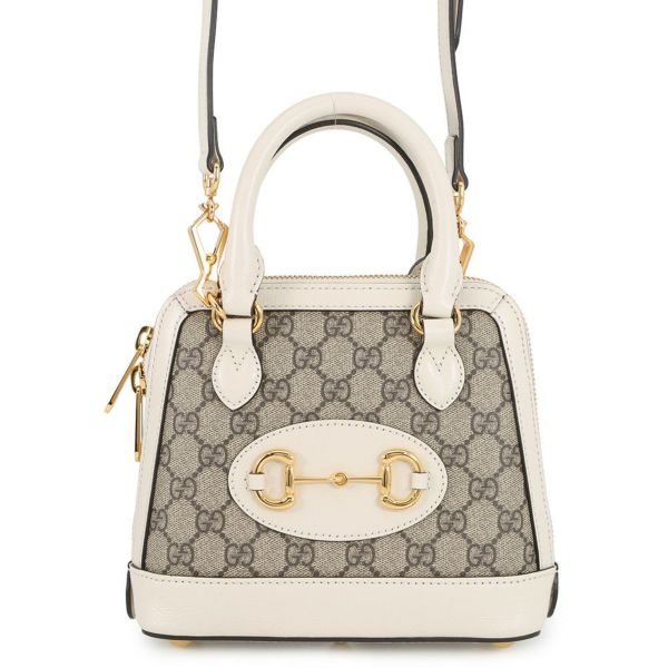 グッチ ショルダーバッグ ホースビット ミニ GGスプリーム/レザー 640716 GUCCI バッグ 2way ハンドバッグ