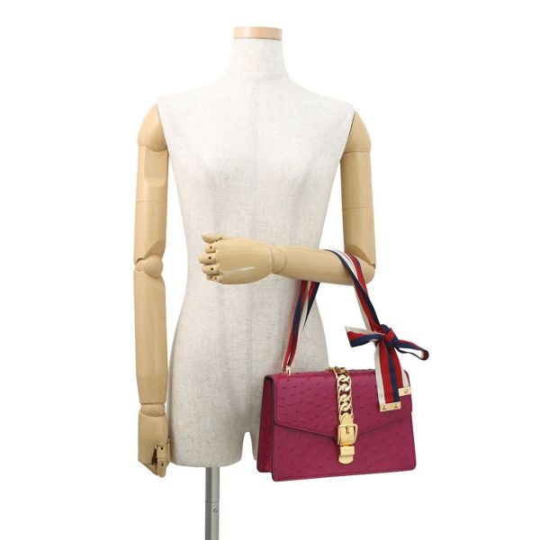 グッチ ショルダーバッグ シルヴィ スモール リボン 524405 GUCCI ハンドバッグ スター