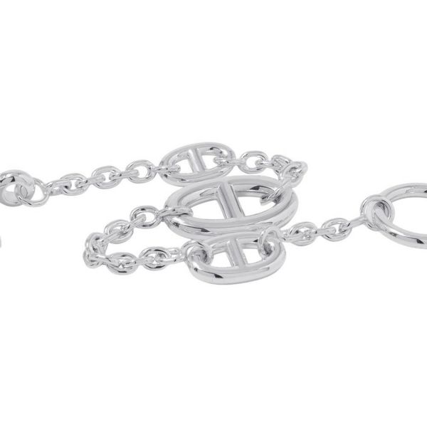 エルメス ブレスレット シェーヌダンクル ファランドール SV925シルバー サイズST HERMES ジュエリー