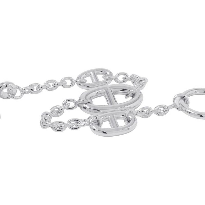 エルメス ブレスレット シェーヌダンクル ファランドール SV925シルバー サイズST HERMES ジュエリー