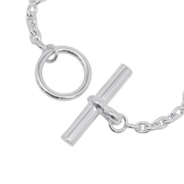 エルメス ブレスレット シェーヌダンクル ファランドール SV925シルバー サイズST HERMES ジュエリー