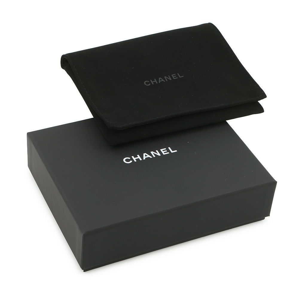 シャネル コインケース マトラッセ ココマーク キャビアスキン L字ファスナー AP3999 財布 カードケース 黒