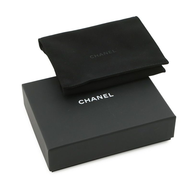シャネル 三つ折り財布 マトラッセ ココマーク クラシック スモール フラップ ウォレット キャビアスキン AP0230 CHANEL 財布 黒
