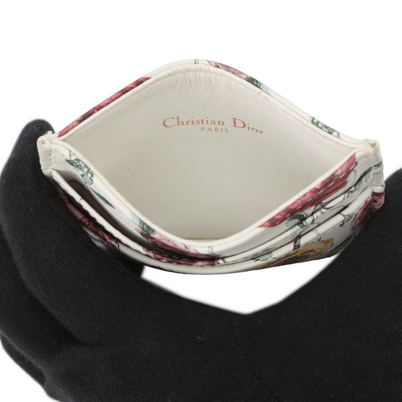 クリスチャン・ディオール カードケース カロ フラワー Christian Dior 財布