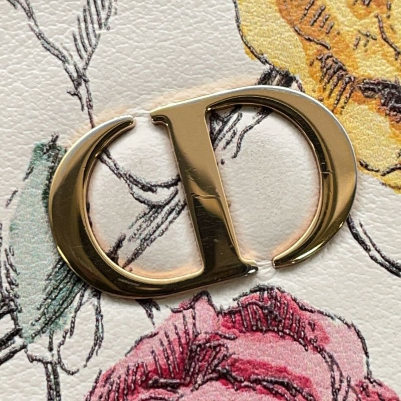 クリスチャン・ディオール カードケース カロ フラワー Christian Dior 財布