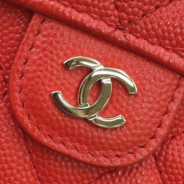 シャネル 三つ折り財布 マトラッセ ココマーク ミディアム フラップウォレット キャビアスキン A84341 CHANEL