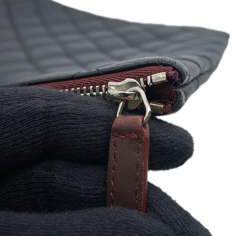 シャネル クラッチバッグ マトラッセ ココマーク ラムスキン A82552 CHANEL バッグ ポーチ