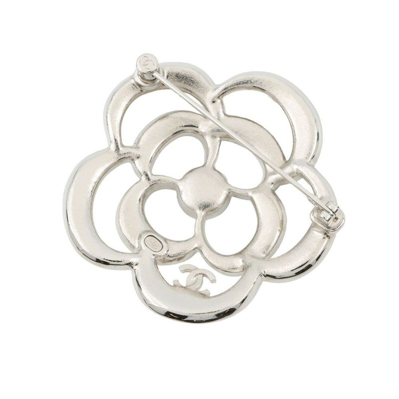 シャネル ブローチ ココマーク カメリア ラインストーン フェイクパール ABF233 CHANEL アクセサリー