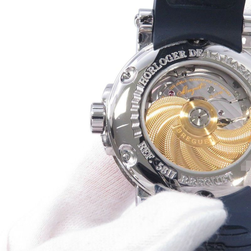 ブレゲ マリーンII ラージデイト 5817ST/12/5V8 BREGUET 腕時計 ウォッチ シルバー文字盤
