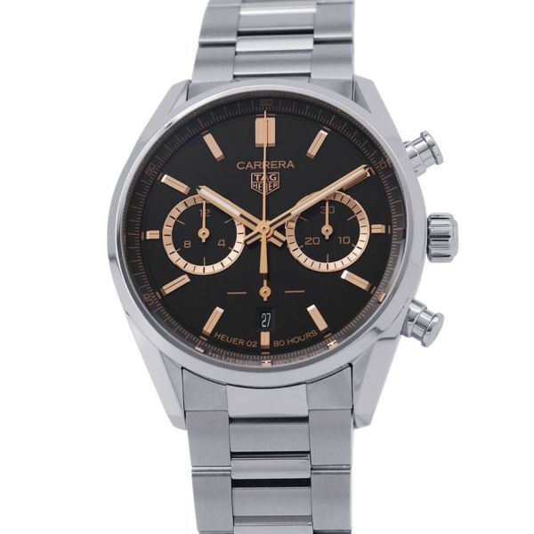 タグホイヤー カレラ キャリバーホイヤー02 クロノグラフ ジャパンリミテッドエディション 黒文字盤