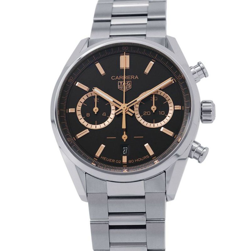 タグホイヤー カレラ キャリバーホイヤー02 クロノグラフ ジャパンリミテッドエディション 黒文字盤