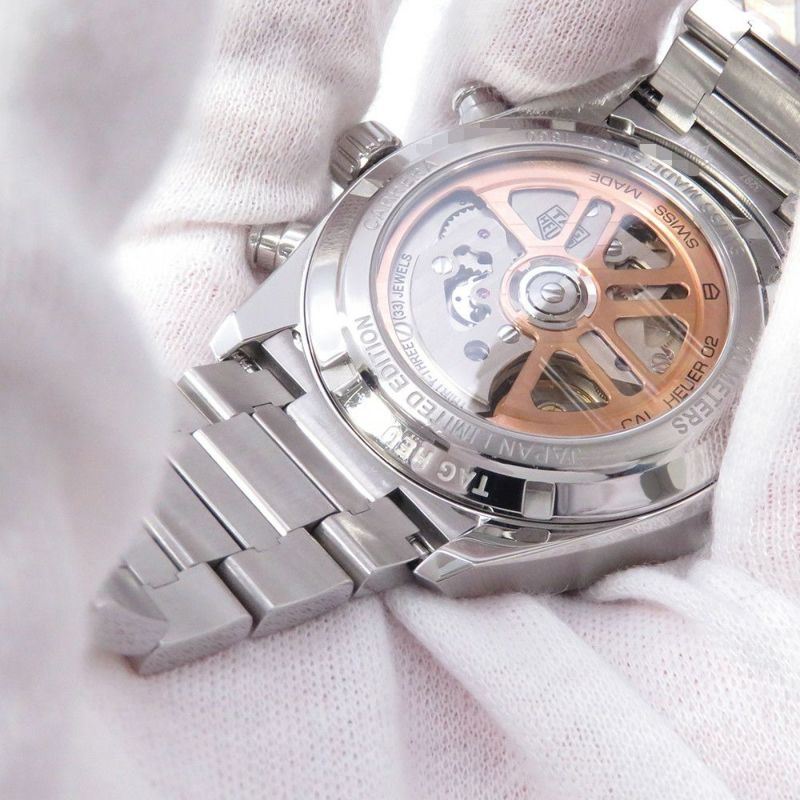 タグホイヤー カレラ キャリバーホイヤー02 クロノグラフ ジャパンリミテッドエディション 黒文字盤