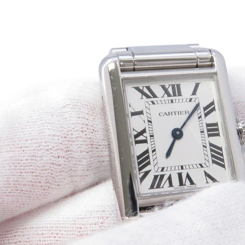 カルティエ タンク マスト SM WSTA0051 Cartier 腕時計 シルバー文字盤 クォーツ