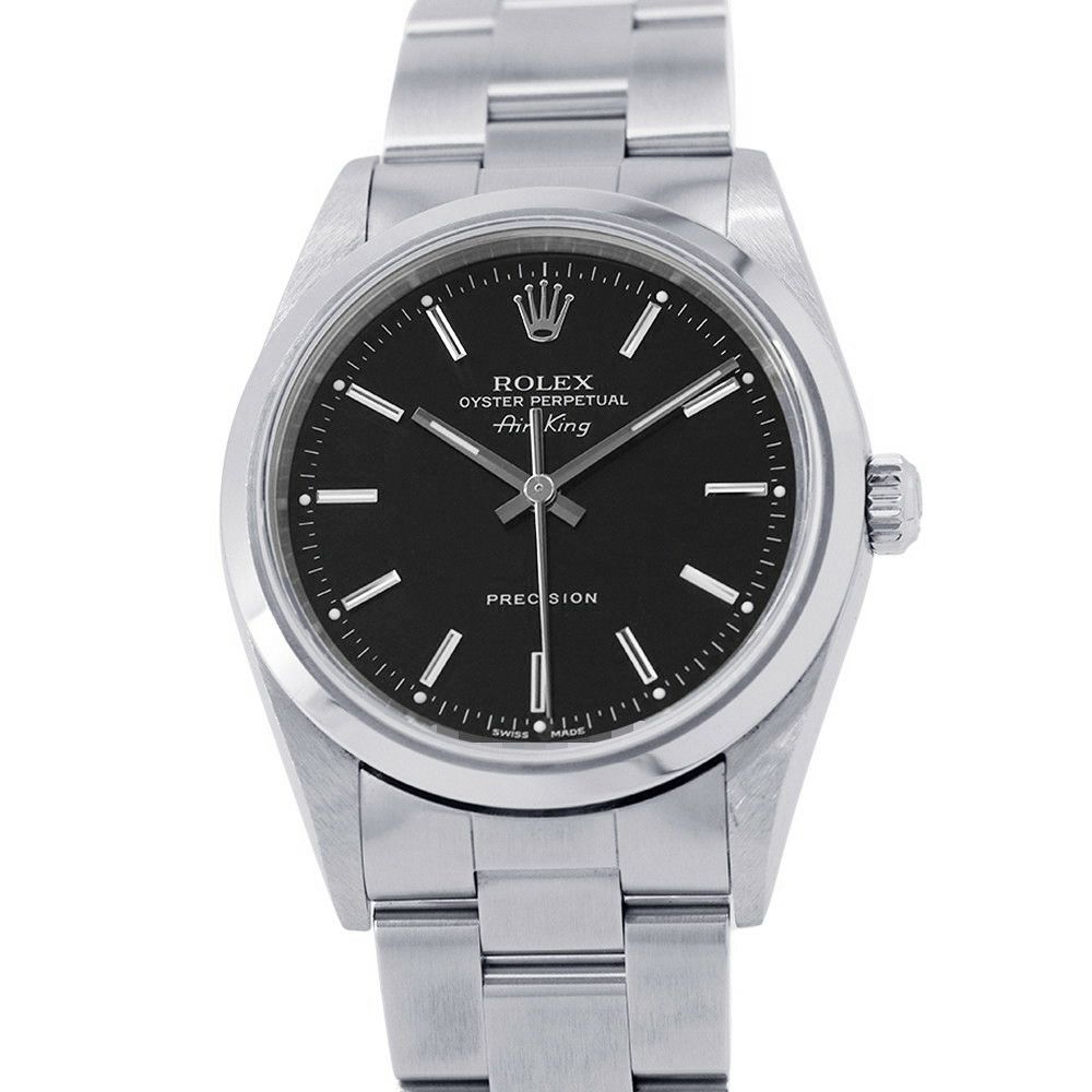 ロレックス エアキング F番 14000M ROLEX 腕時計 ウォッチ 黒文字盤
