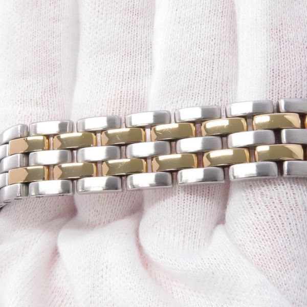 カルティエ パンテール 2ロウ SM W25029B6 SS/K18イエローゴールド Cartier 腕時計 アイボリー文字盤 クォーツ