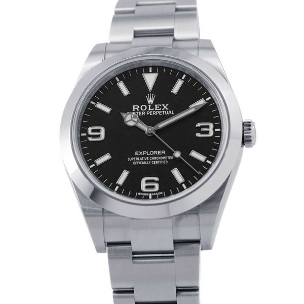 ロレックス エクスプローラー1 ランダムシリアル ルーレット 214270 ROLEX 腕時計 黒文字盤