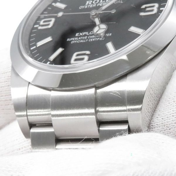 ロレックス エクスプローラー1 ランダムシリアル ルーレット 214270 ROLEX 腕時計 黒文字盤