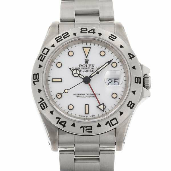 ロレックス エクスプローラーII R番 16550 ROLEX 腕時計 白文字盤 アンティーク