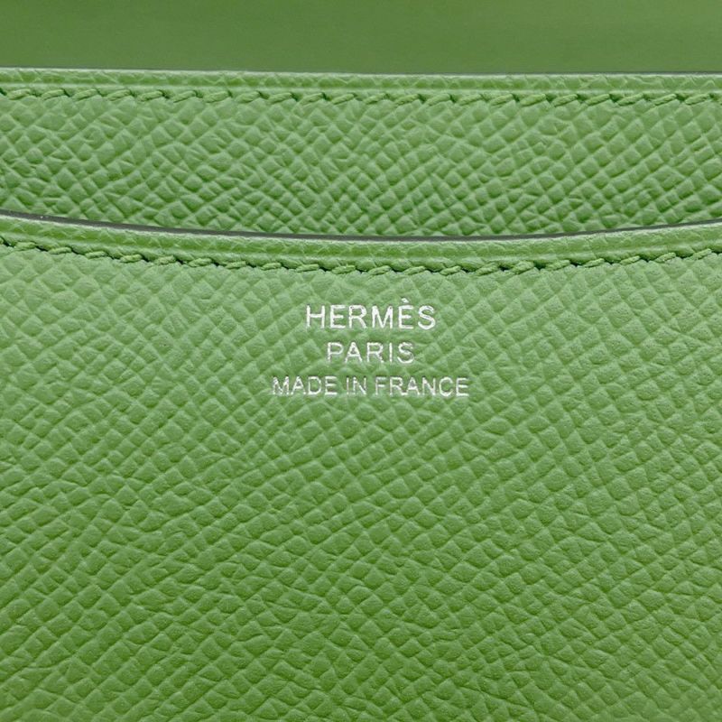 エルメス ミニ コンスタンス3 ミロワール ヴェールユッカ/シルバー金具/ホワイトラッカー金具 エプソン W刻印