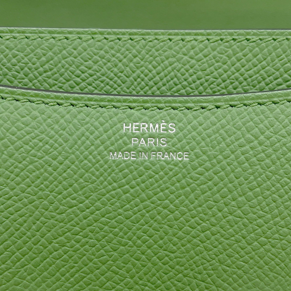 エルメス ミニ コンスタンス3 ミロワール ヴェールユッカ/シルバー金具/ホワイトラッカー金具 エプソン W刻印