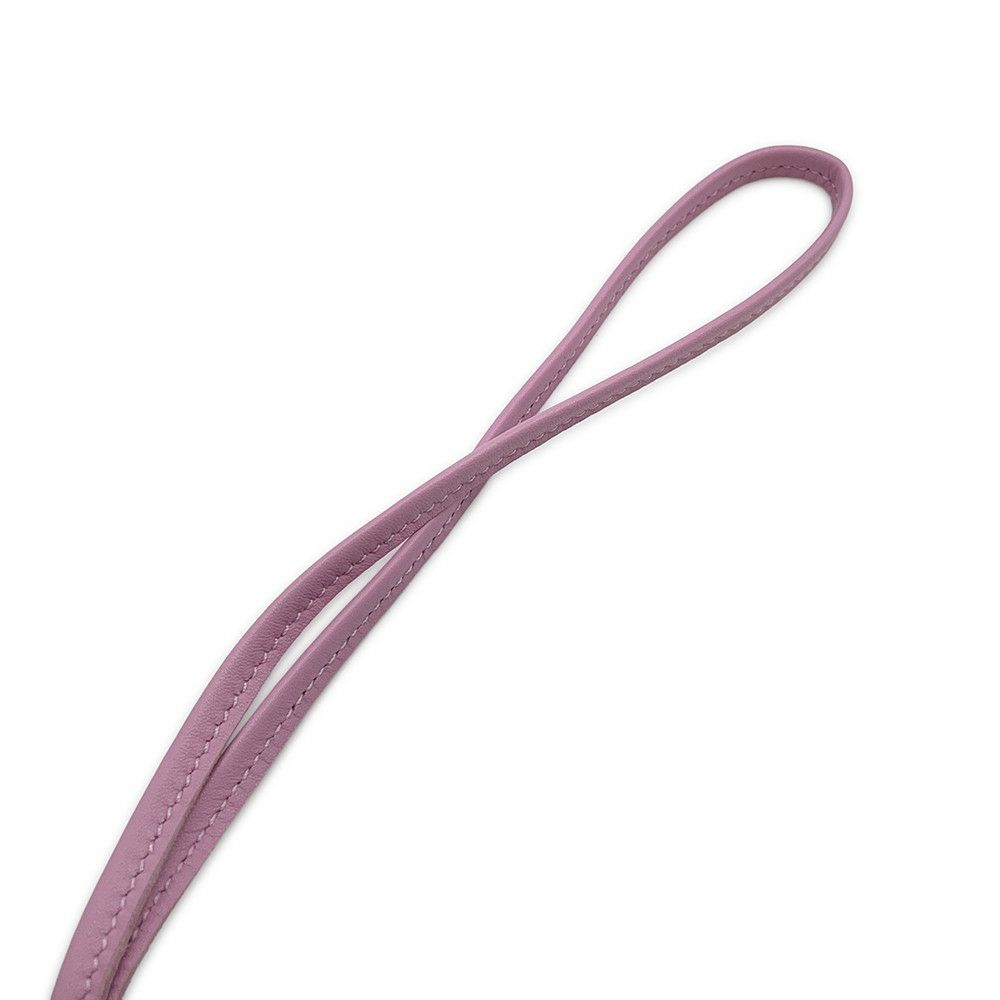 エルメス バッグチャーム バディ ミント/モーヴシルベストル ラムスキン/ムートン U刻印