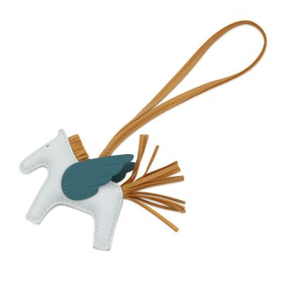 エルメス バッグチャーム ロデオPM ペガサス ジョーヌブルジョン