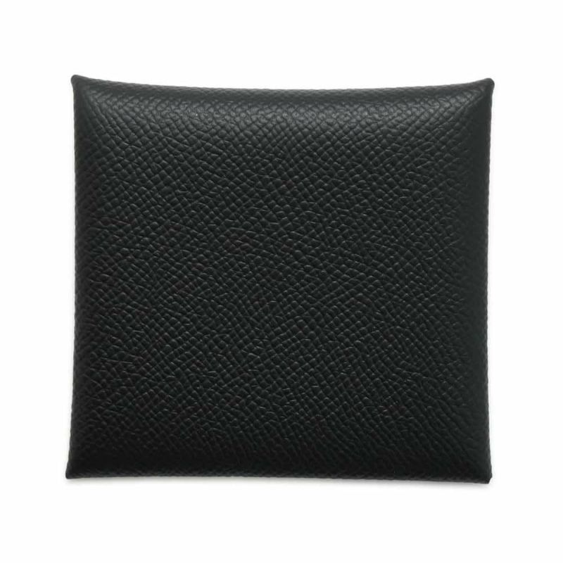 エルメス コインケース バスティア ブラック エプソン W刻印 HERMES 財布 黒