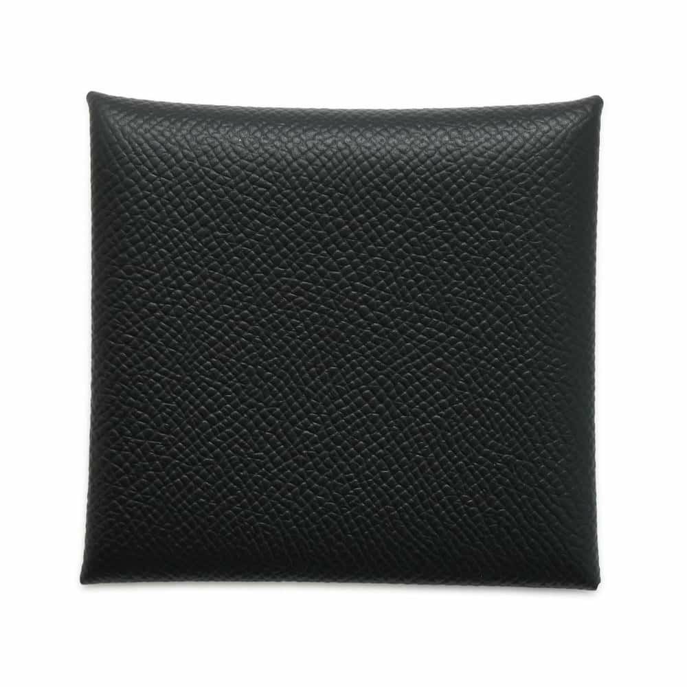 エルメス コインケース バスティア ブラック エプソン W刻印 HERMES 財布 黒