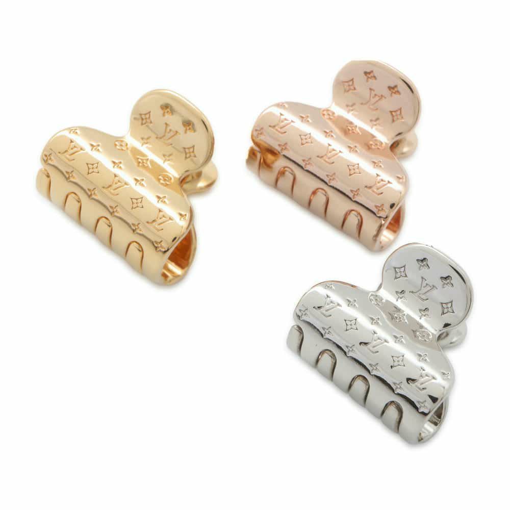 ルイヴィトン ヘアクリップ アクセソワール シュブ・ナノグラムPM 