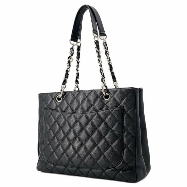 シャネル チェーントートバッグ ココマーク マトラッセ GST A50995 CHANEL バッグ ショルダーバッグ 黒